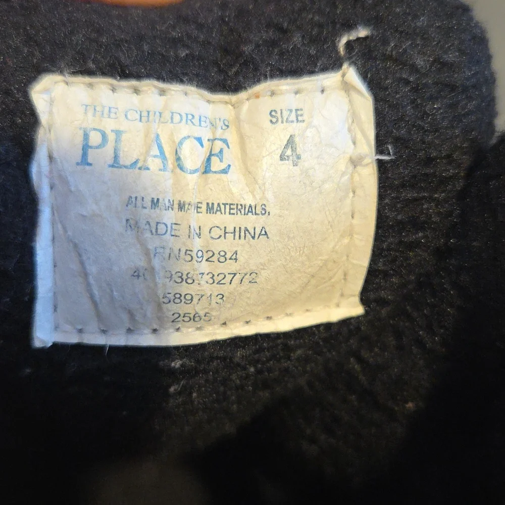 The Children's Place Black Kids Boots